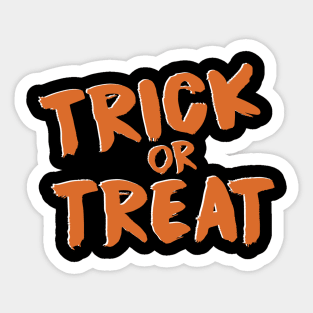 Trick or Treat Sticker